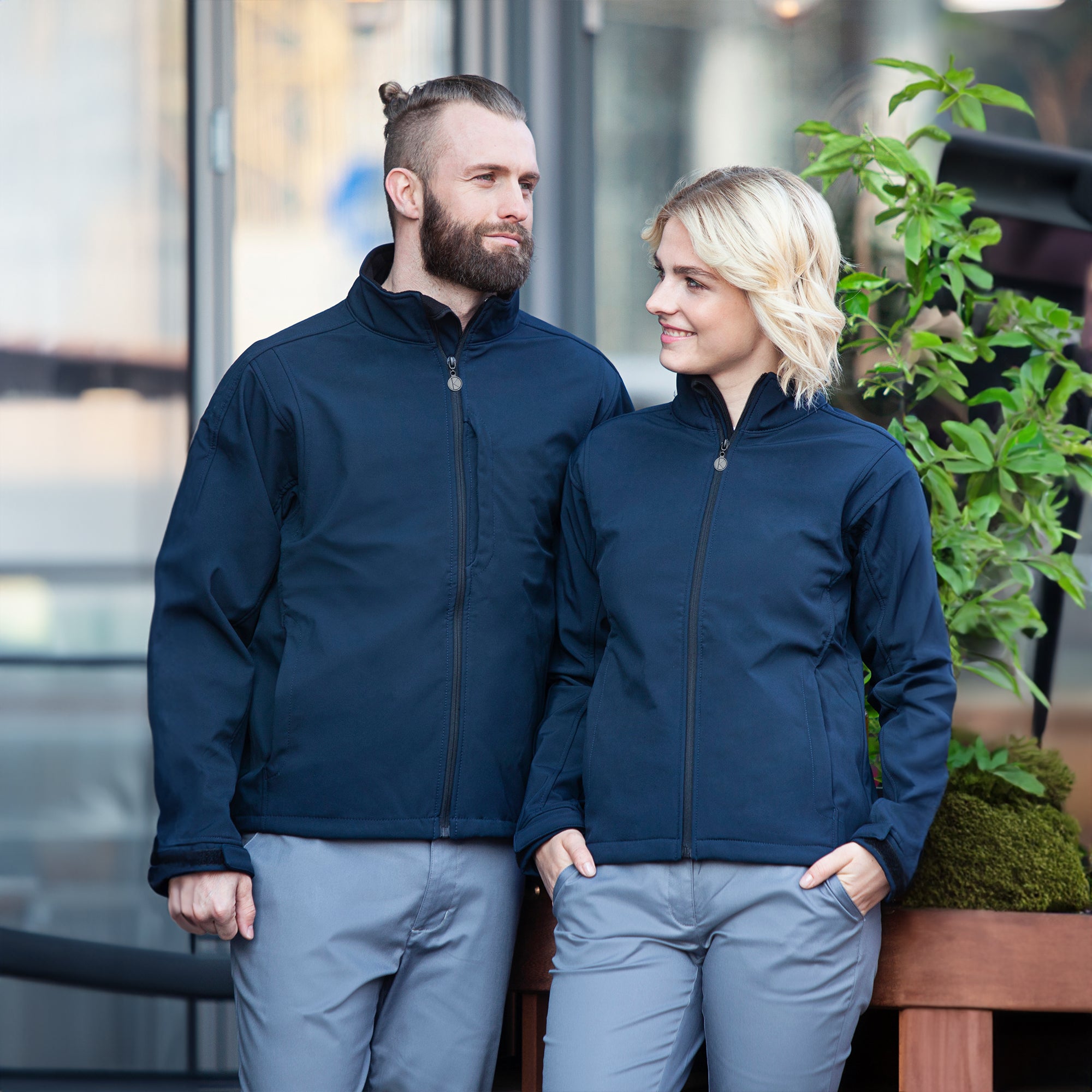 Karlowsky | Softshelljakke Classic til damer - Navy - Størrelse: M