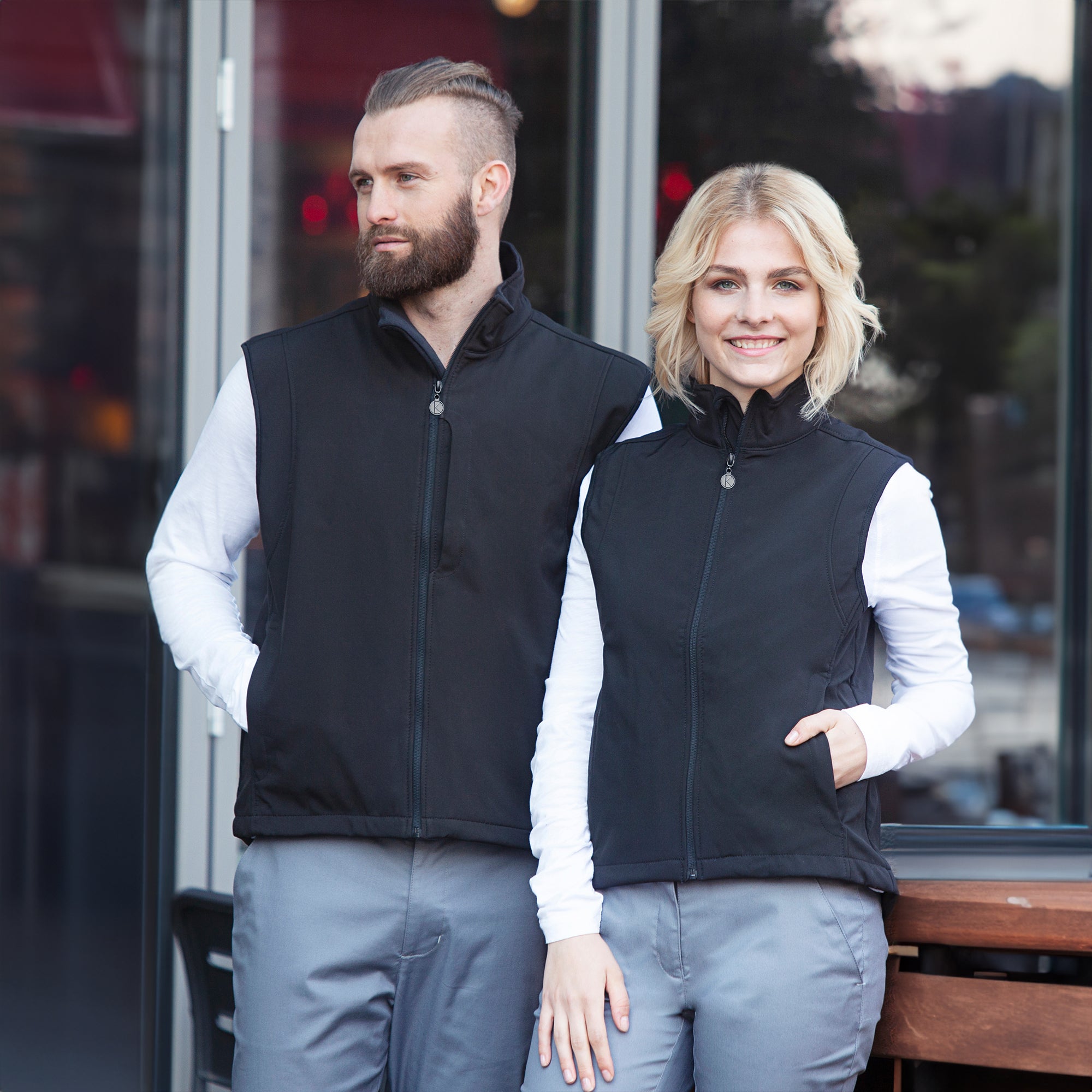 Karlowsky | Softshellvest Classic til damer - Navy - Størrelse: L