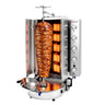 Kebabsteger/Kebabgrill - 10 brændere - med Robax-glas - max. 90 kg