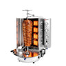 Kebabsteger/Kebabgrill - 8 brændere - med Robax-glas - max. 75 kg