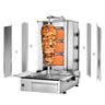 Kebabsteger/kebabgrill - 3 brænder - maks. 40 kg - inkl. 2 Beskyttelsesplade & 2 Dør