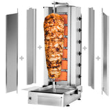 Kebabsteger - 6 brænder - maksimum 100 kg - inkl. Beskyttelsesplade