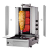 Kebabsteger/kebabgrill 3 brænder - maks. 40 kg - inkl. 2 Dør