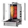 Kebabsteger/kebabgrill 3 brænder - maks. 40 kg - inkl. 2 Dør
