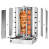 Kebabsteger/kebabgrill - 5inkl.5 brænder - maks. 120 kg - inkl. 2 Beskyttelsesplade & 2 Dør