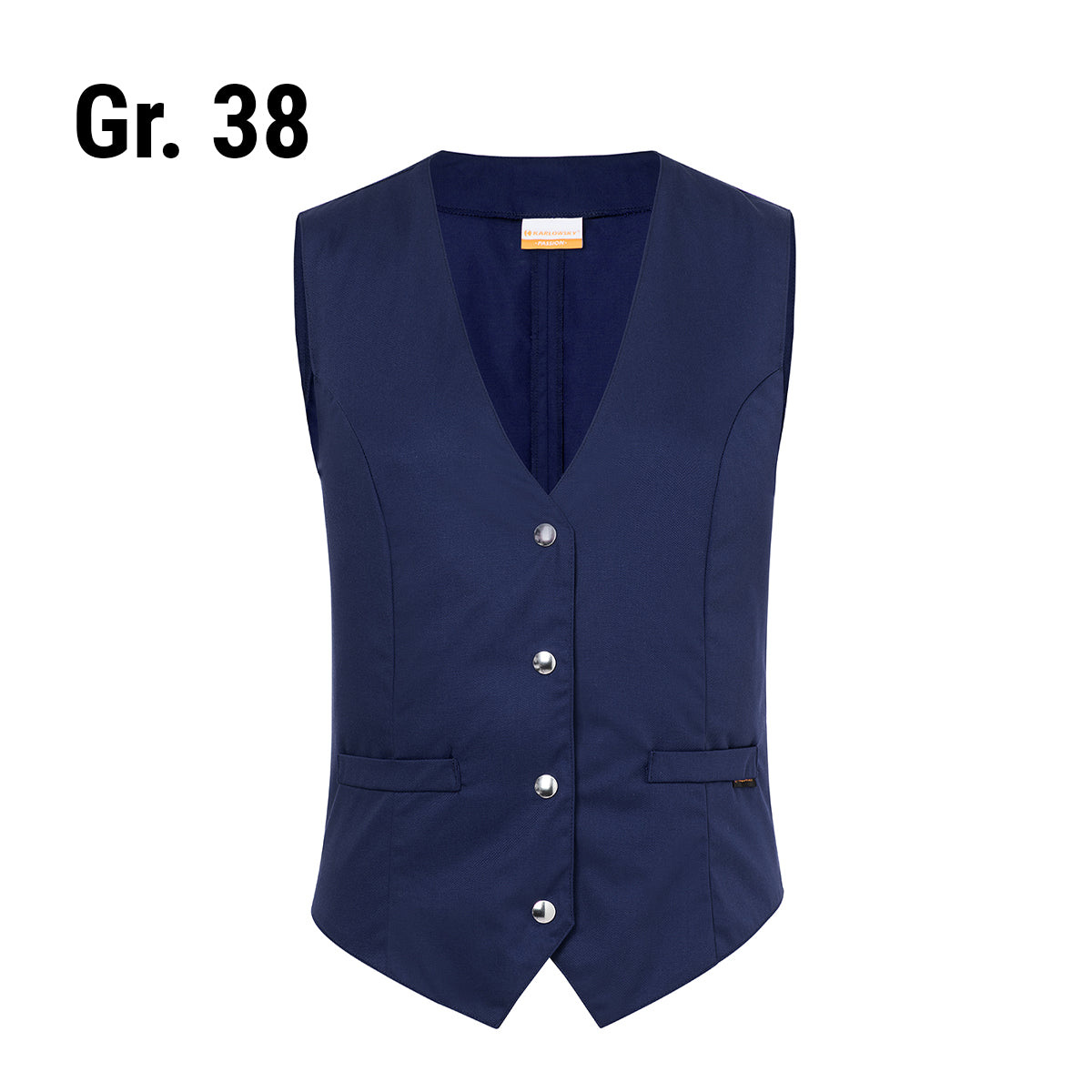 (6 stk.) Karlowsky - Dame Vest Lena - Navy - Størrelse: 38