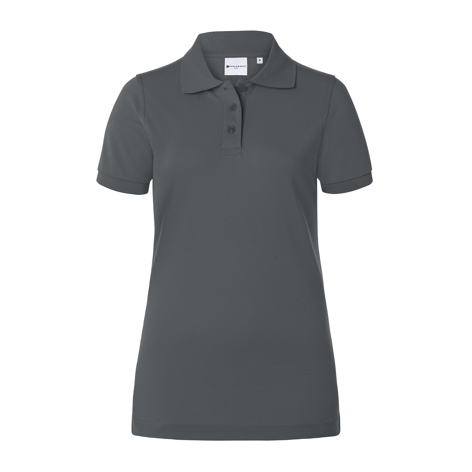 Karlowsky | Poloshirt Basic til damer - Antracit - Størrelse: 3XL