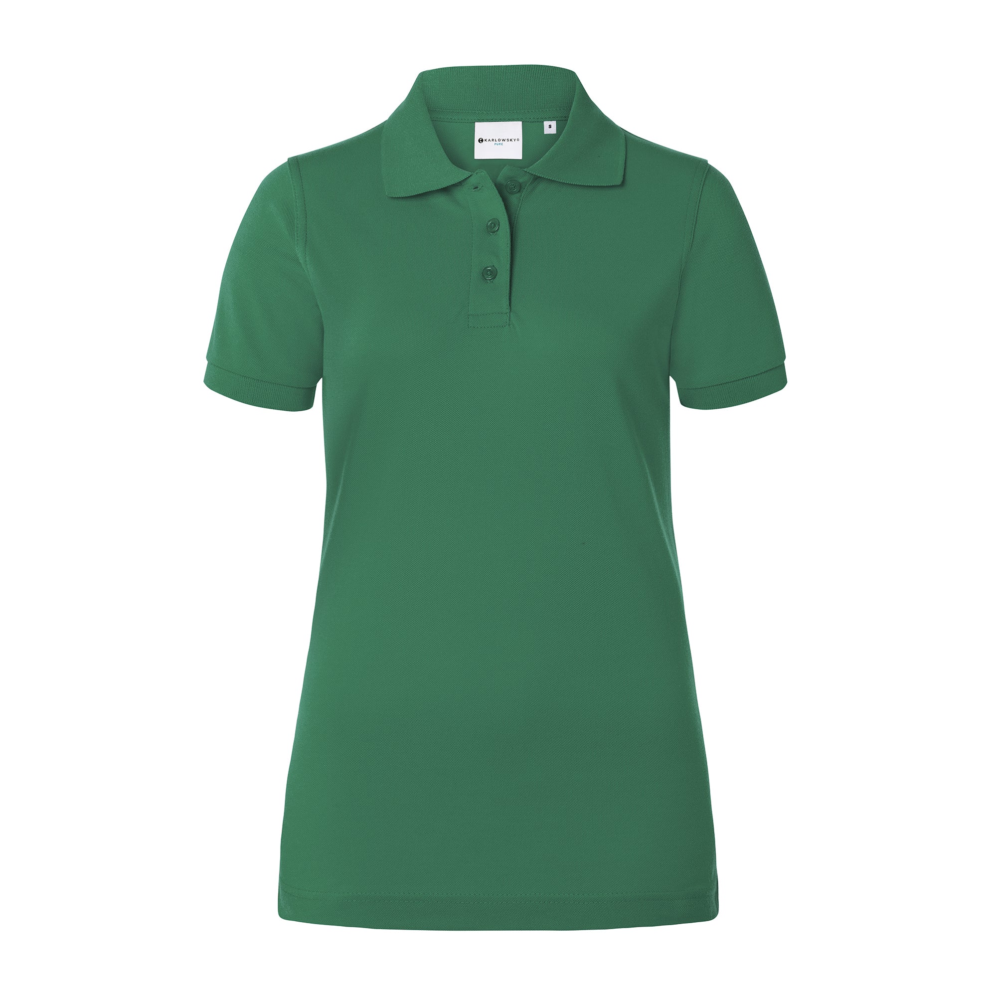 Karlowsky | Poloshirt Basic til damer - Skovgrøn - Størrelse: 3XL