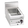 Bain marie, bordmodel – elektrisk - 700 W - 3x GN 1/4 - med afløbshane