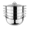 6-dels dampkoger i rustfrit stål | dampkoger - Ø 280 mm - 5,8 Liter