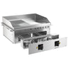 El stegeplade - 9,0 kW - Glat/rillet