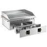 El stegeplade - 9,0 kW - Rillet - stegeflade: 693x484 mm