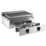 Elektrisk vandgrill – direkte varme - 8,75 kW - Bordmodel - Rustfrit stål
