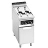 Dobbelt friture - 7+7 liter - 16,0 kW - el - elektronisk styring - med underskab