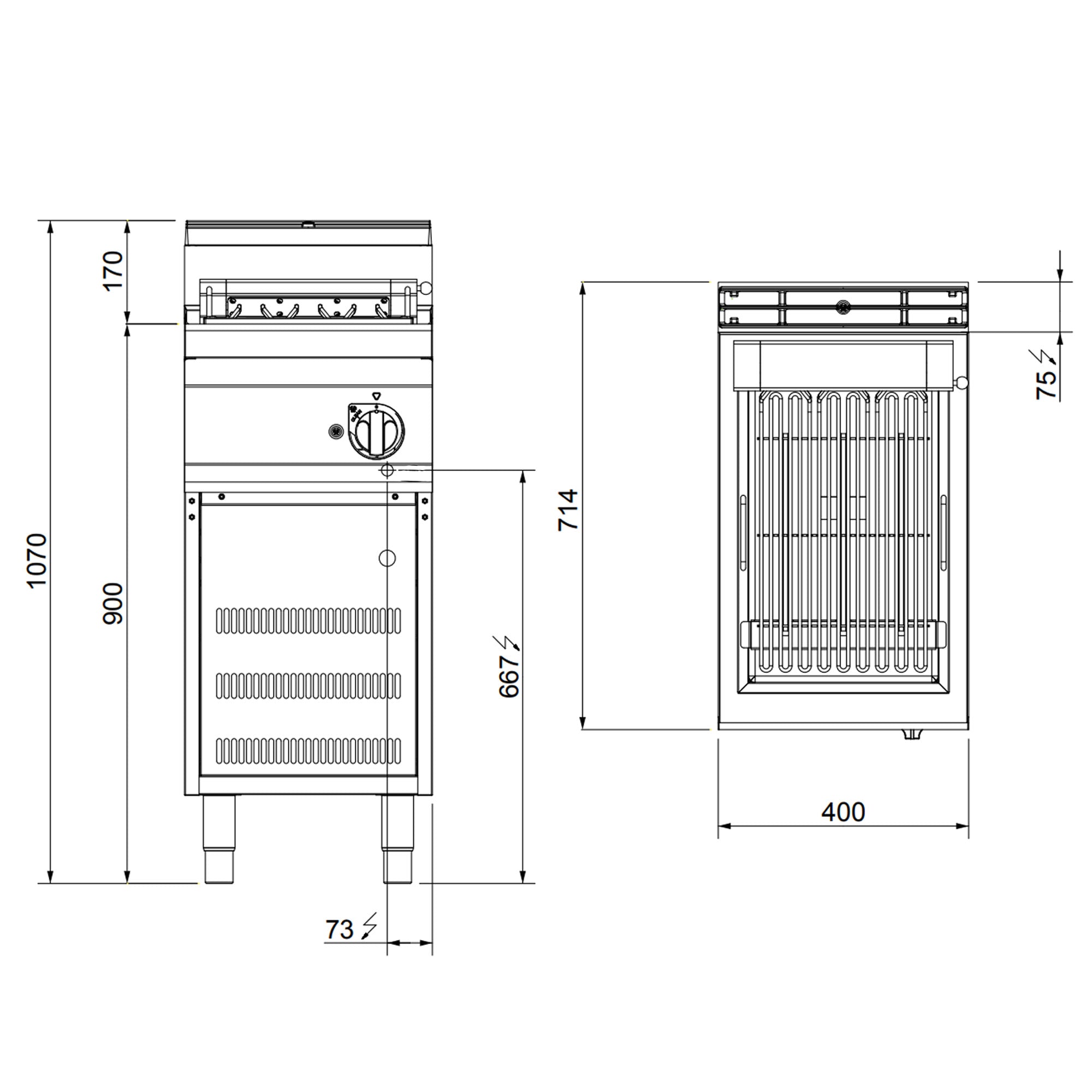 Elektro-grill (4 kW)