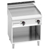 El stegeplade - 9,6 kW - Glat - stegeflade: 795x500 mm - inkl. understel