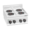 Elektrisk komfur 4 runde plader (8 kW)