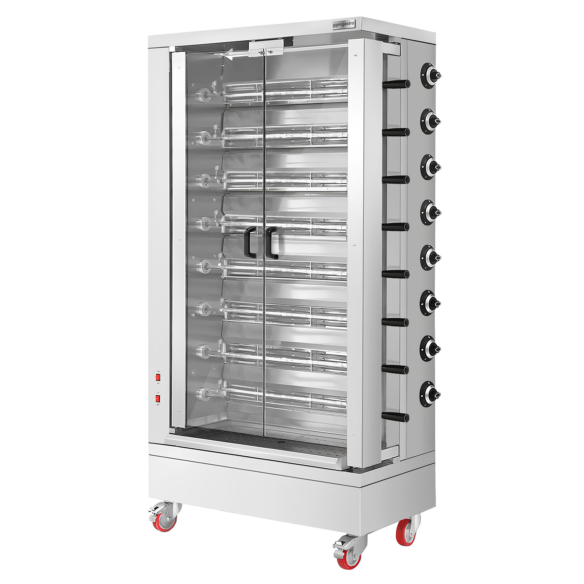 Elektrisk kyllingegrill ECO - 26,4 kW - med 8 spyd til 48 kyllinger