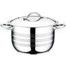 Gastro gryde i rustfrit stål - Ø 360 mm - højde 220 mm - 22,50 Liter