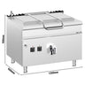 El-kedel - 250 liter - 24 kW - indirekte opvarmning - med vandtilslutning
