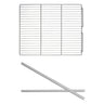 Bærestativ (plastificeret) inkl. rustfrit stålskinner - GN 2/1 - 650x530 mm - passer til KG700ND, KG700GND, KS1400ND, KS1400GN, TS700N, TG700ND, TS1400N og TS1400GN