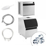 Isterningmaskine - Terning - 450 kg/24 h - inkl. opbevaringsbeholder