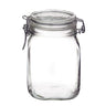 (6 stk.) Bormioli Rocco syltekrukke - DUBLIN - 1 Liter - med svingtop