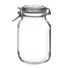 (6 stk.) Bormioli Rocco syltekrukke - DUBLIN - 2 Liter - med svingtop