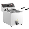 Elektrisk pastakoger - 8 liter - 3,25 kW - med aftapningshane - inkl. 4 kurve - Bordmodel