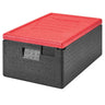 CAMBRO | CAM GOBOX® - Toploader - GN 1/1 - Sort - Rødt låg