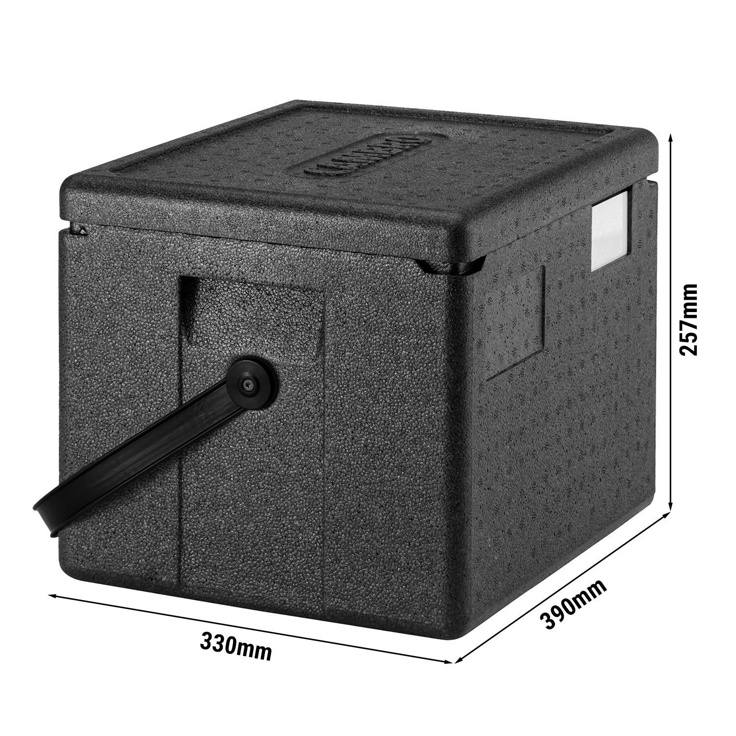 CAMBRO | CAM GOBOX® Half Toploader GN 1/1 - med bærerem i sort