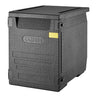 CAMBRO | CAM GOBOX® - Frontlæsser - EN 600x400 - med sæt af 2 skinner i rustfrit stål - Sort