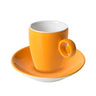 (6 stk.) BART COLOUR CAFE - Espressokop - 65 ml - Orange