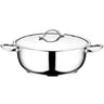 Gastro gryde i rustfrit stål - Ø 400 mm - højde 160 mm - 16,00 Liter