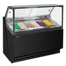 THEO isdisk - 1300 mm - konvektion - til 6x 5 liters isbeholdere - sort