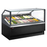 THEO isdisk - 1736mm - konvektion - til 18x 5 liters isbeholdere - sort