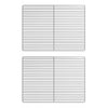 (2 stk.) Bærerist i rustfrit stål - til flasker - GN 2/1 - 530x650 mm - passer til serien GN 2/1 (glas-køleskabe)