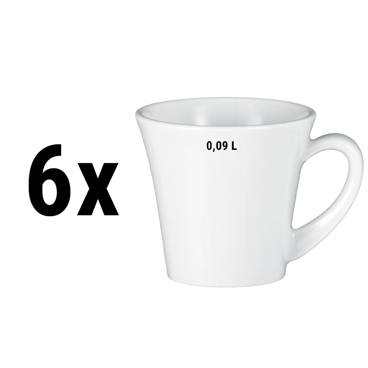 (6 stk.) Seltmann Weiden - Espressokop - 0,09 Liter