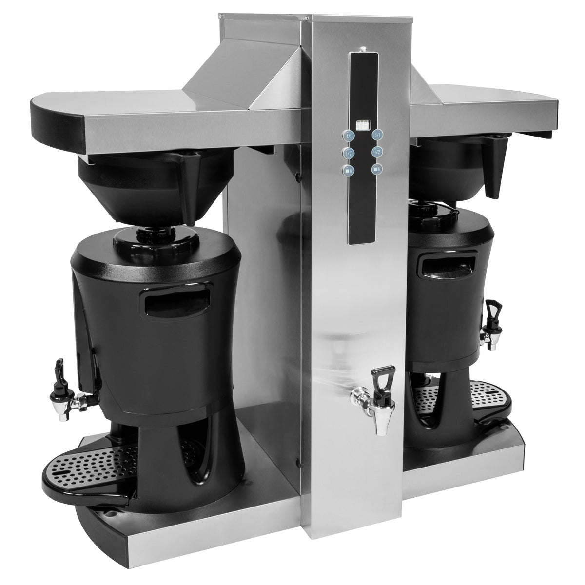 Filter kaffemaskine med varmtvandsudløb - 2x 5 liter