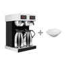 Filterkaffemaskine - 2x 2 Liter - 3,8 kW - inkl. 2x termokande
