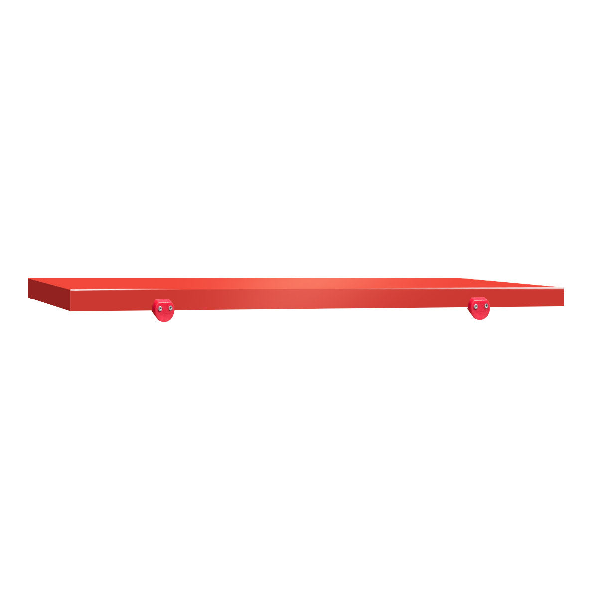 Skærebræt til kødforarbejdningsbord - 120 x 60 cm - rød