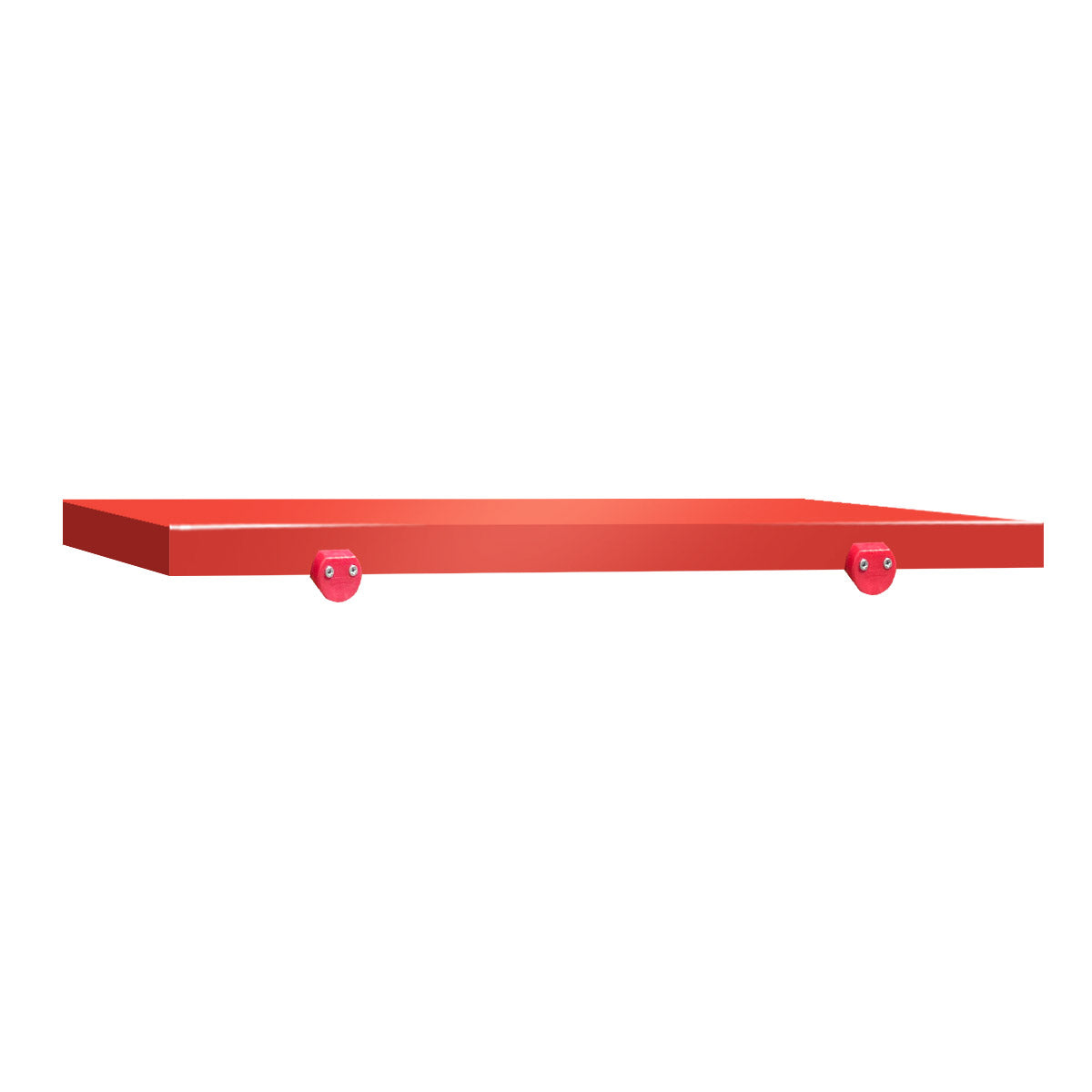Skærebræt til kødforarbejdningsbord - 60 x 60 cm - rødt