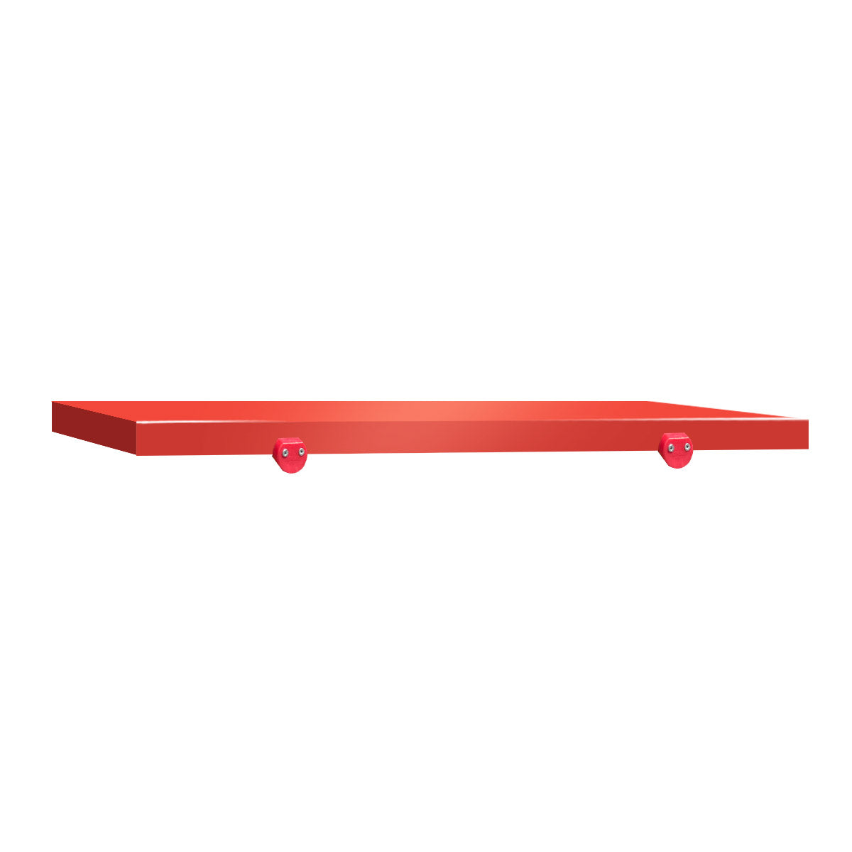 Skærebræt til kødforarbejdningsbord - 80 x 60 cm - rødt