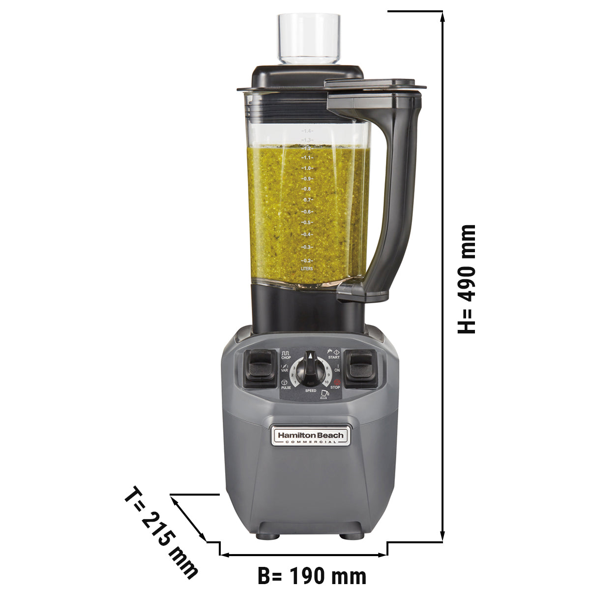 Hamilton Beach Matblender EXPEDITOR - 1,4 Liter - 1800 Watt