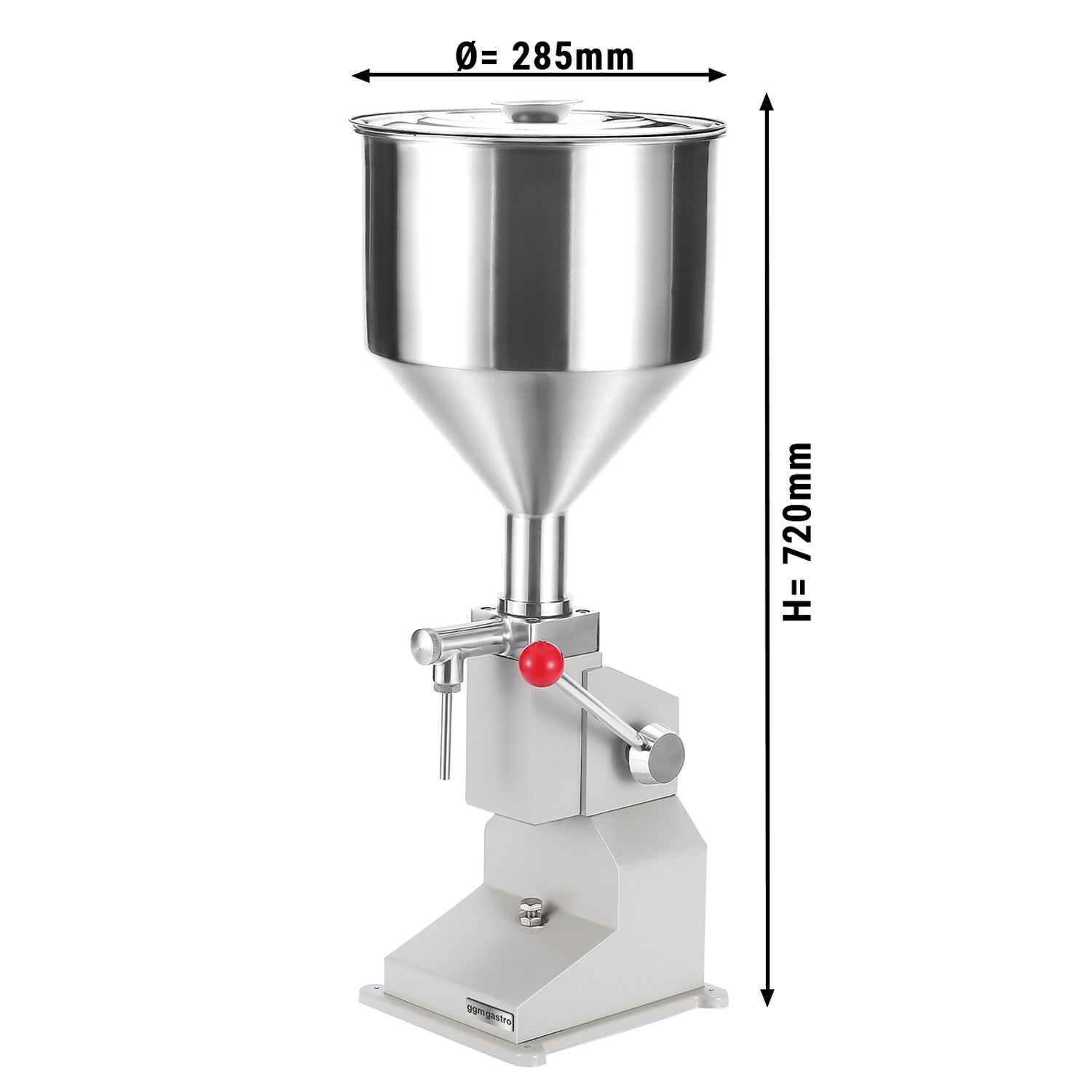 Manuel påfyldningsmaskine - til væsker og pastaer
