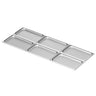 (6 stk.) GN-kantine i rustfrit stål GN 1/1 - Dybde: 20 mm