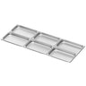 (6 stk.) GN-kantine i rustfrit stål GN 1/1 - Dybde: 40 mm