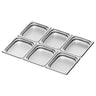 (6 stk.) GN-kantine i rustfrit stål GN 1/2 - Dybde: 40 mm