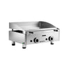 Gasgrillplade – med hårdkrombelægning – 6,2 kW – glat – grillflade: 555 x 400 mm