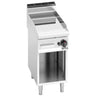Gas stegeplade - 6,9 kW - Glat - stegeflade: 395x500 mm - inkl. understel